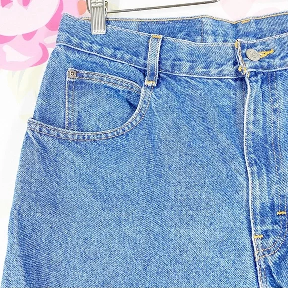 Vintage Gitano Medium Wash High Waist Mom Denim Jeans 16 - Picture 3 of 13